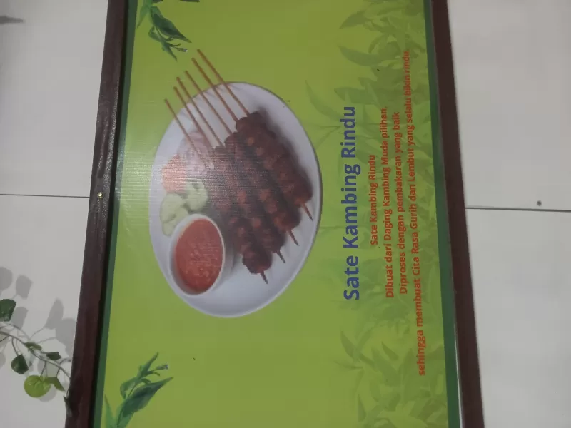 Sate kambing campur/murni